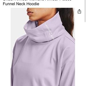 NWT Under Armour funnel neck hoodie- XS, 2-4